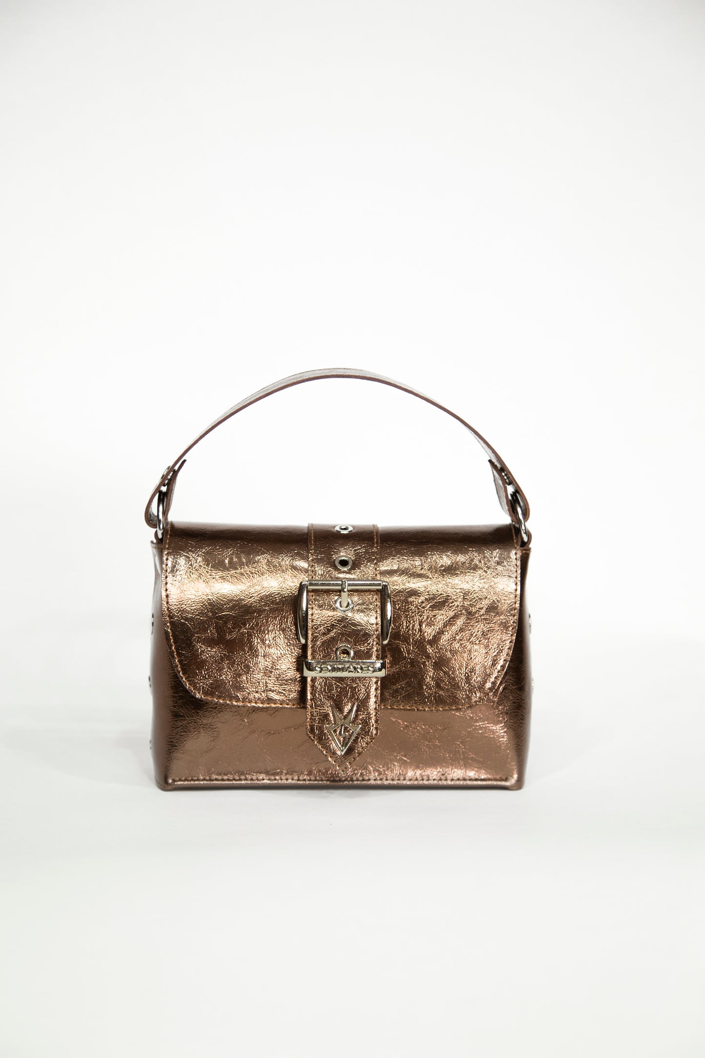 Ares metallic bronze L bag