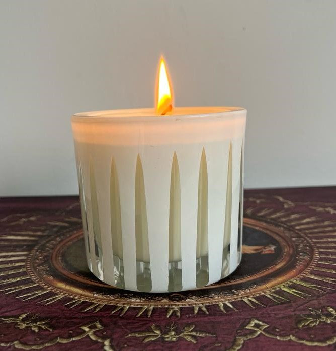 Candle in white